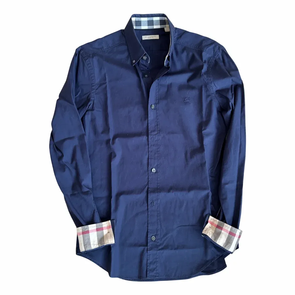 Burberry Brit Navy Flip Cuff Shirt