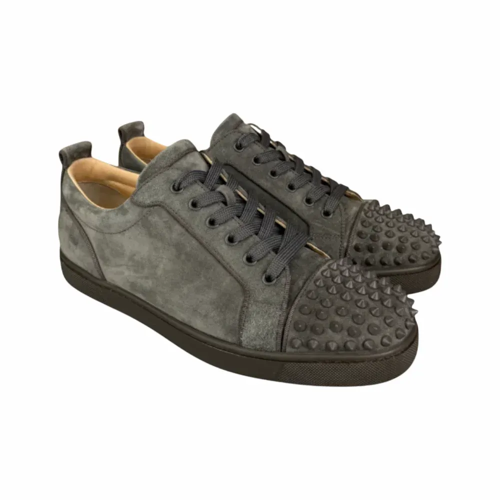 Christian Louboutin Junior Spike Suede Sneaker