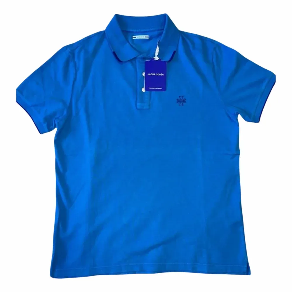 JACOB COHEN Tipped Pique Polo Shirt