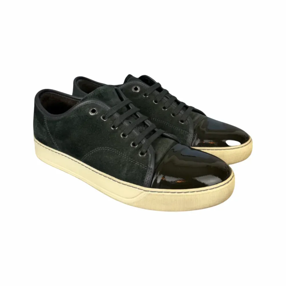 Lanvin DBB1 Patent Cap Toe Sneaker
