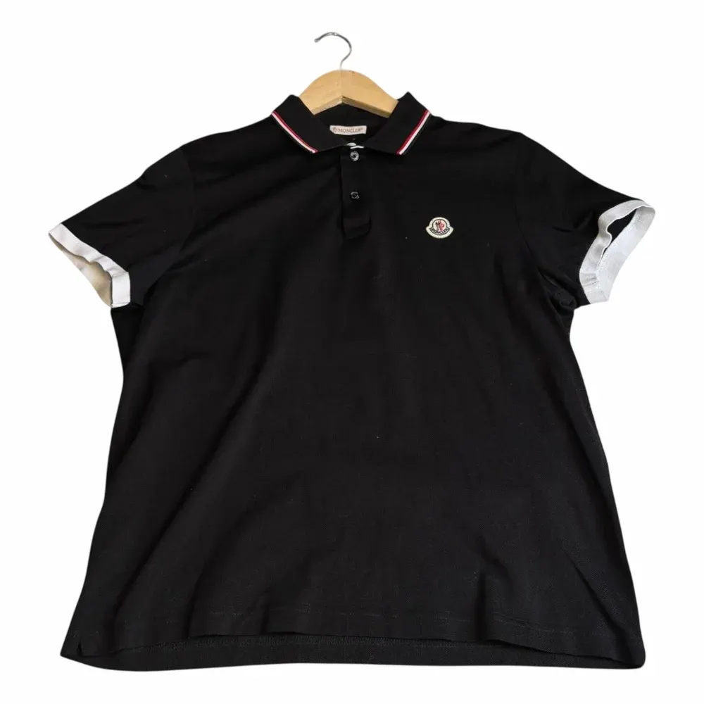Moncler Tricolour-Trimmed Cotton Piquet Polo Shirt