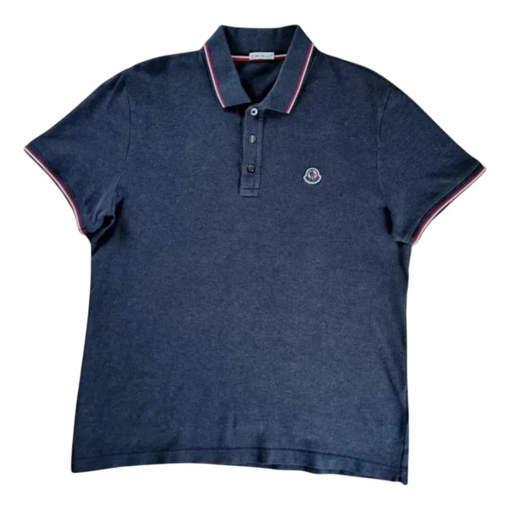 Moncler Logo Patch Cotton Piqué Polo Shirt