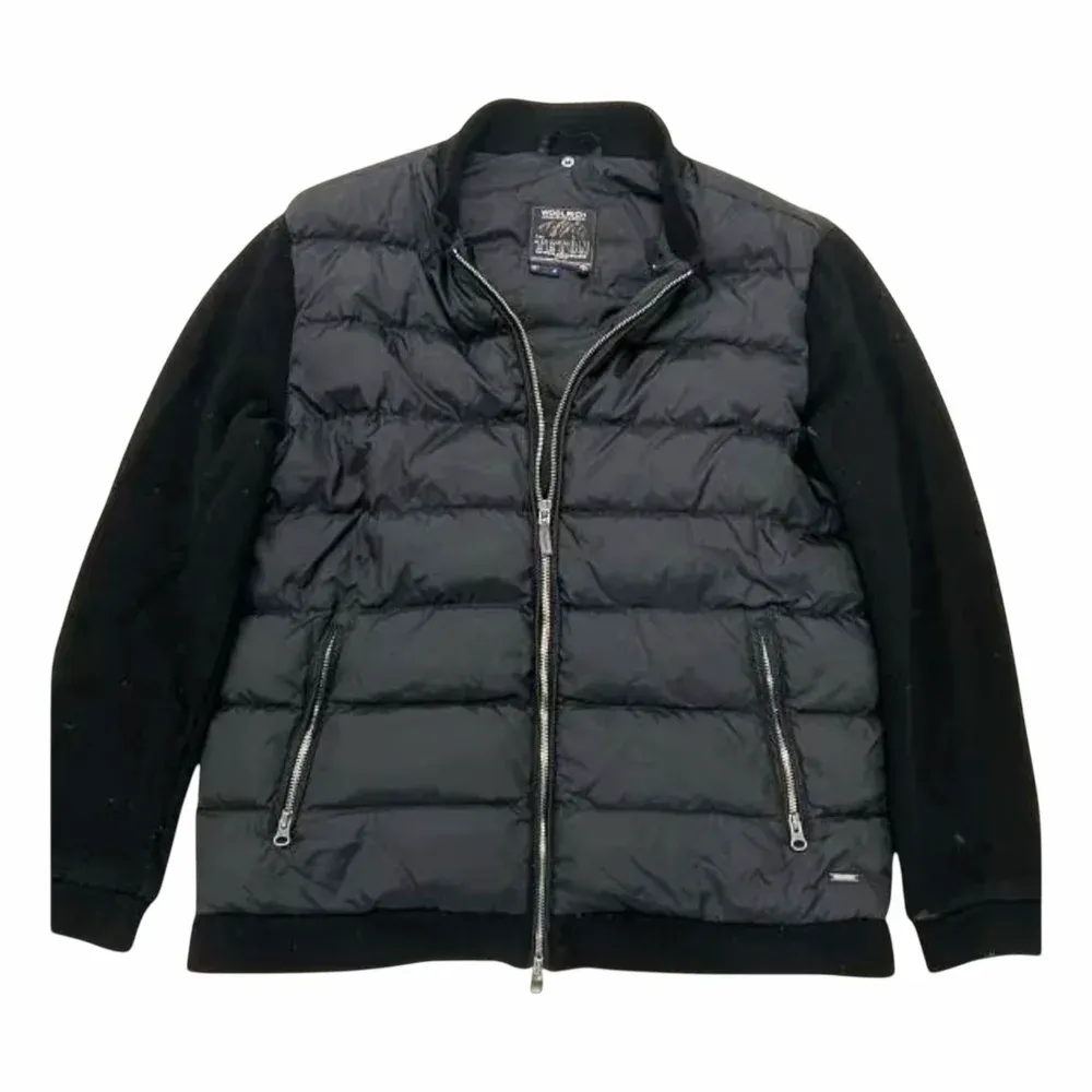 Woolrich Quilted Hybrid Cardigan Jacket