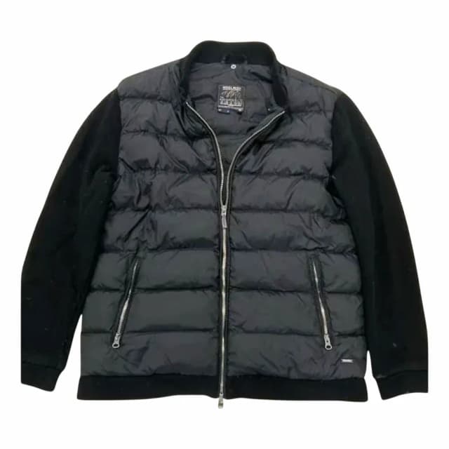 Woolrich Quilted Hybrid Cardigan Jacket