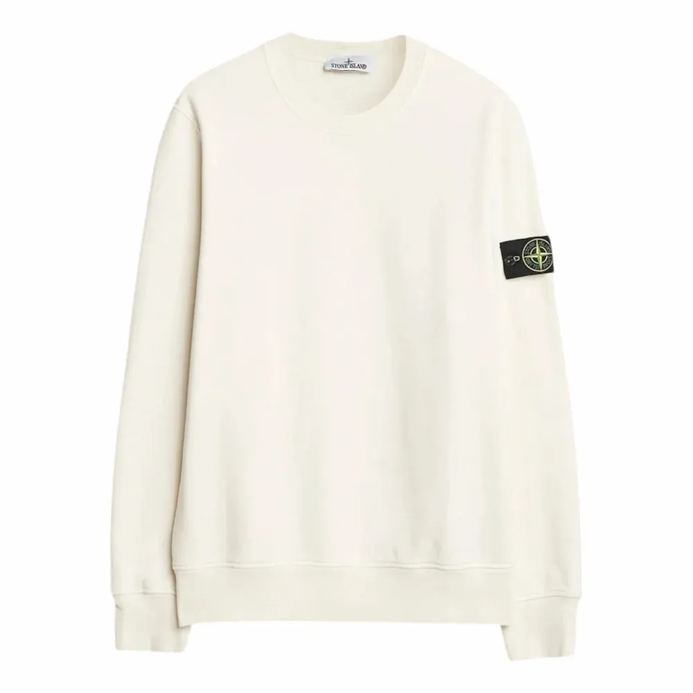 Stone Island 6100060 Organic Cotton Fleece Crewneck Sweatshirt