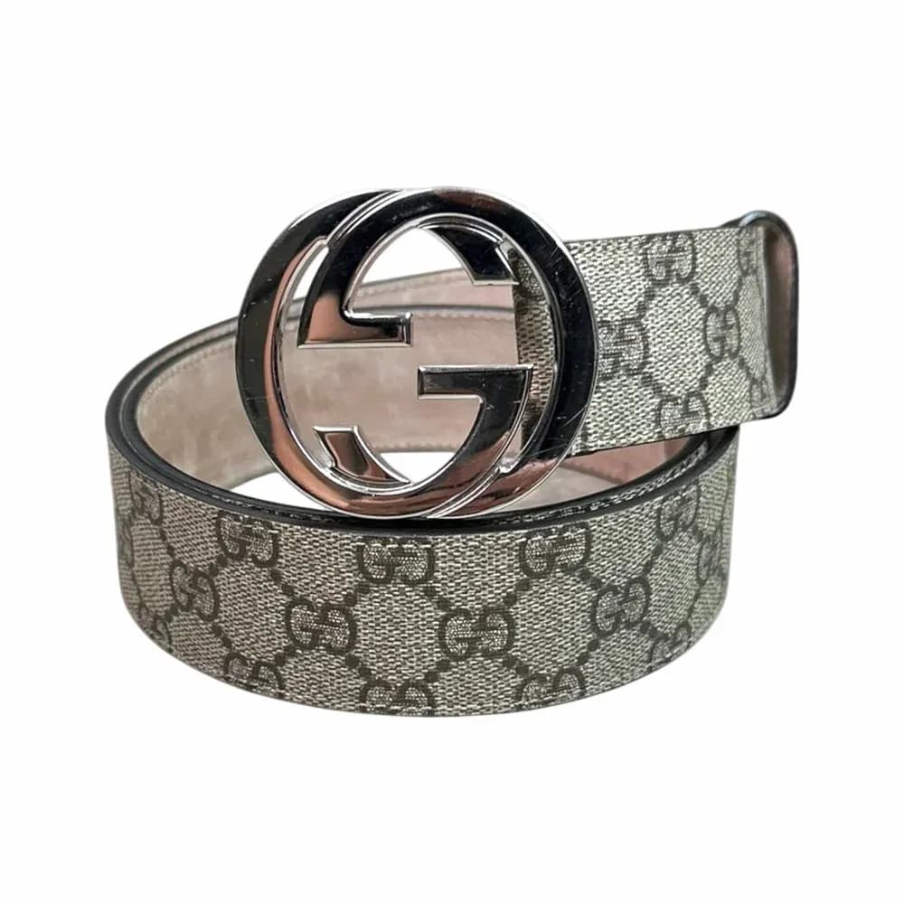 Gucci GG Supreme Interlocking G Buckle Belt