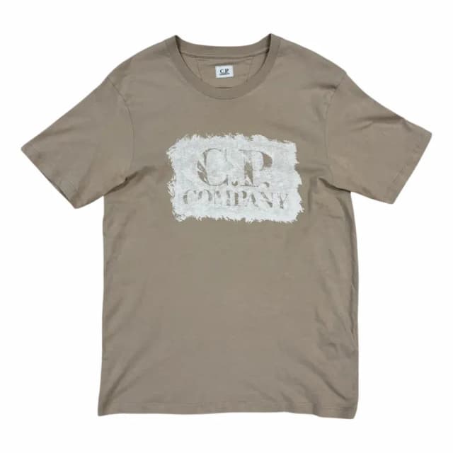 C.P. Company Jersey Graphic Large Logo T-Shirt (14CMTS192A)