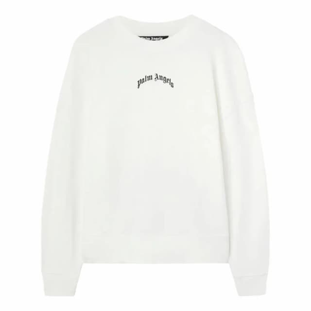 Palm Angels Curved Logo Sweatshirt
