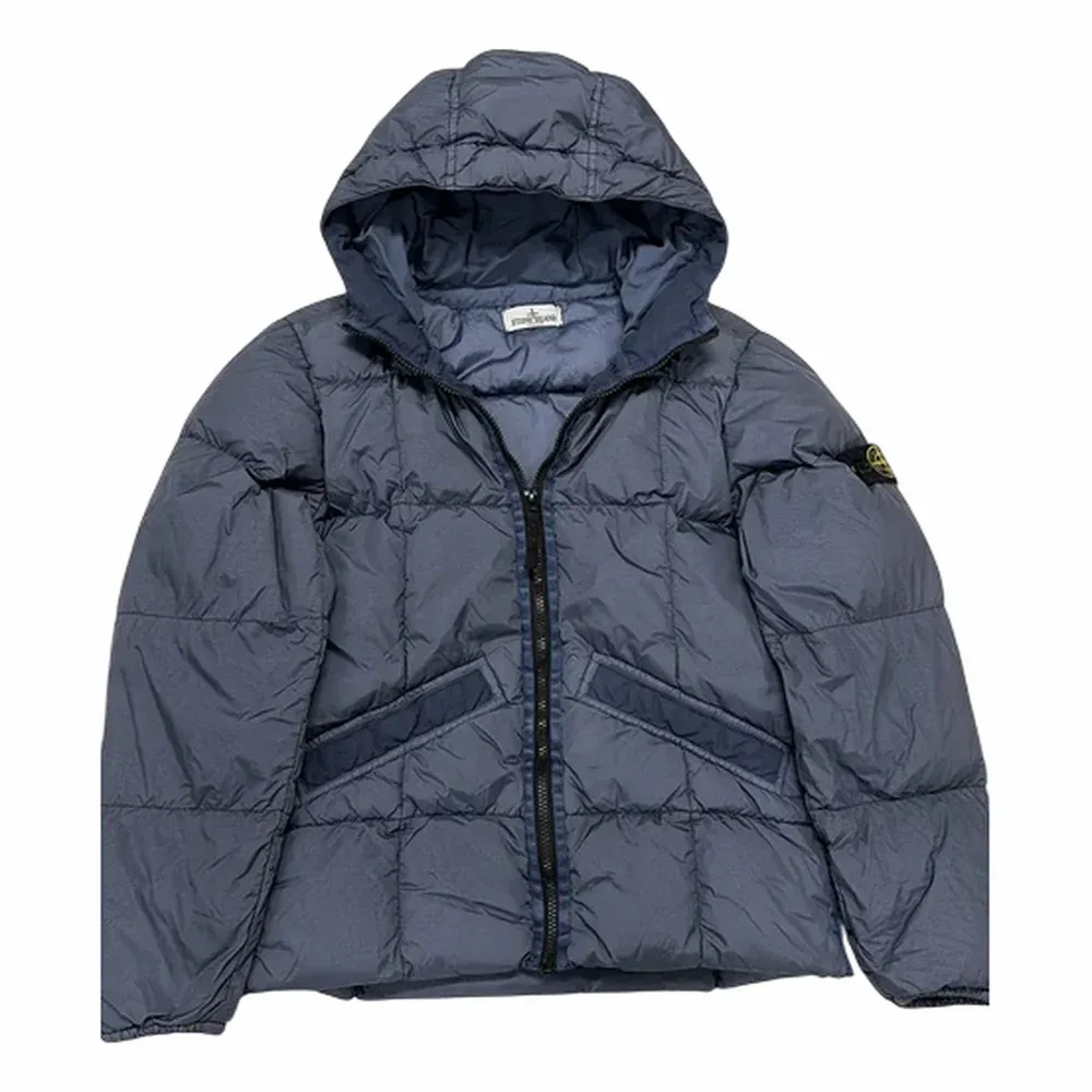 Stone Island Garment Dyed Crinkle Reps NY Down Jacket