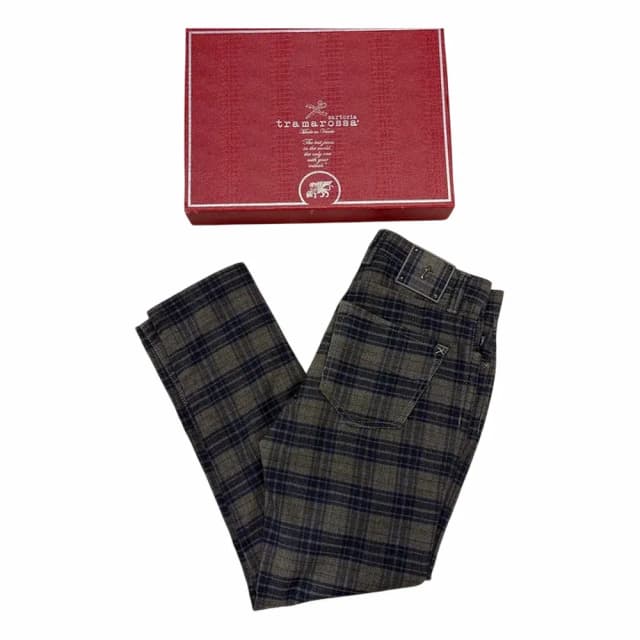 Tramarossa Herringbone checked brushed pyjama pants
