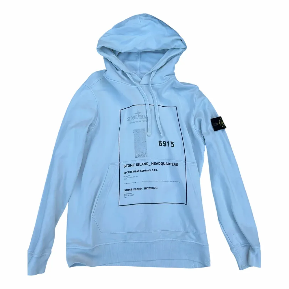 Stone Island Rectangular Frame Printed Hoodie