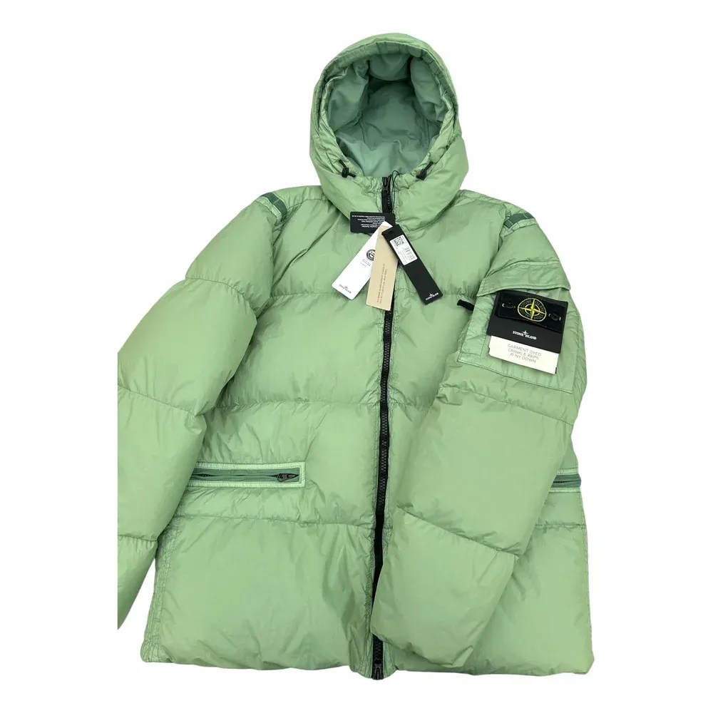Stone Island Garment Dyed Crinkle Reps R-NY Down Jacket