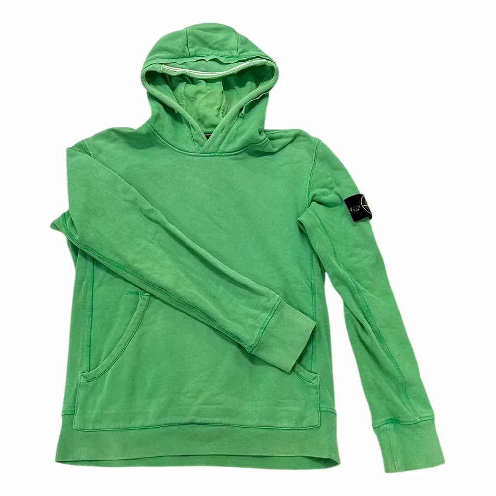 Stone Island 64120 Brushed Cotton Fleece Hooded Sweater