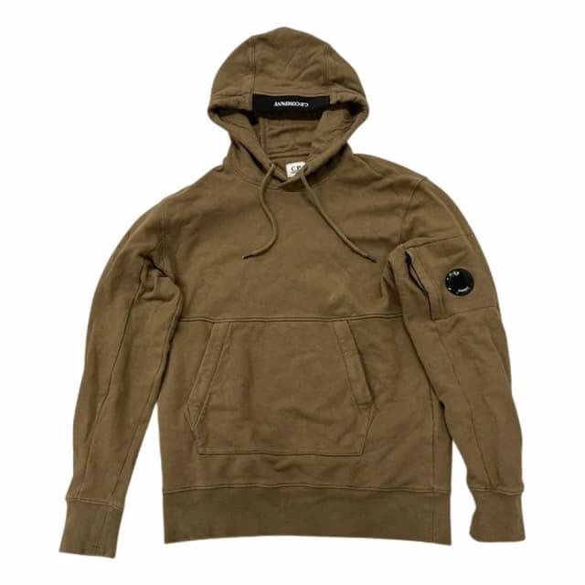 C.P. Company Diagonal Raised Fleece Lens Hoodie