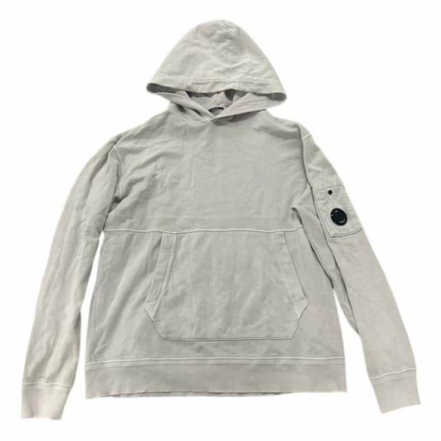C.P. Company Diagonal Raised Fleece Hooded Lens Sweatshirt