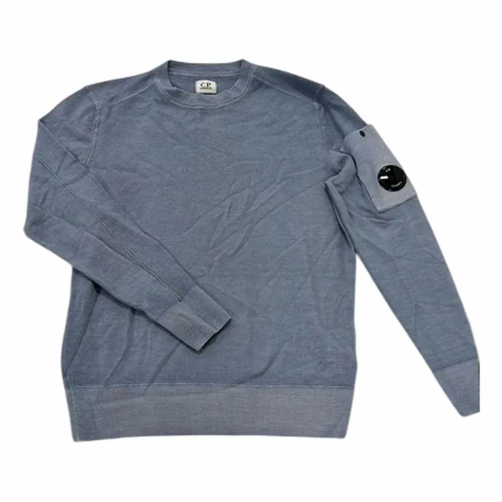 C.P. Company Lens-Detail Crew-Neck Sweater
