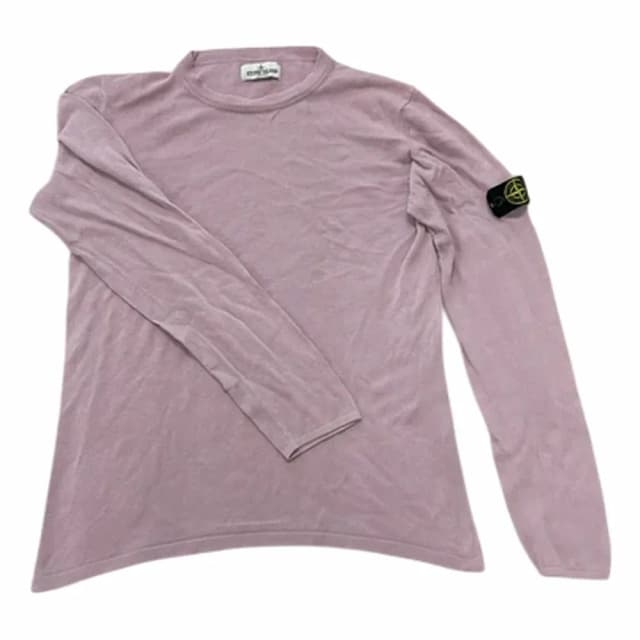 Stone Island Compass Patch Logo Long Sleeve T-Shirt