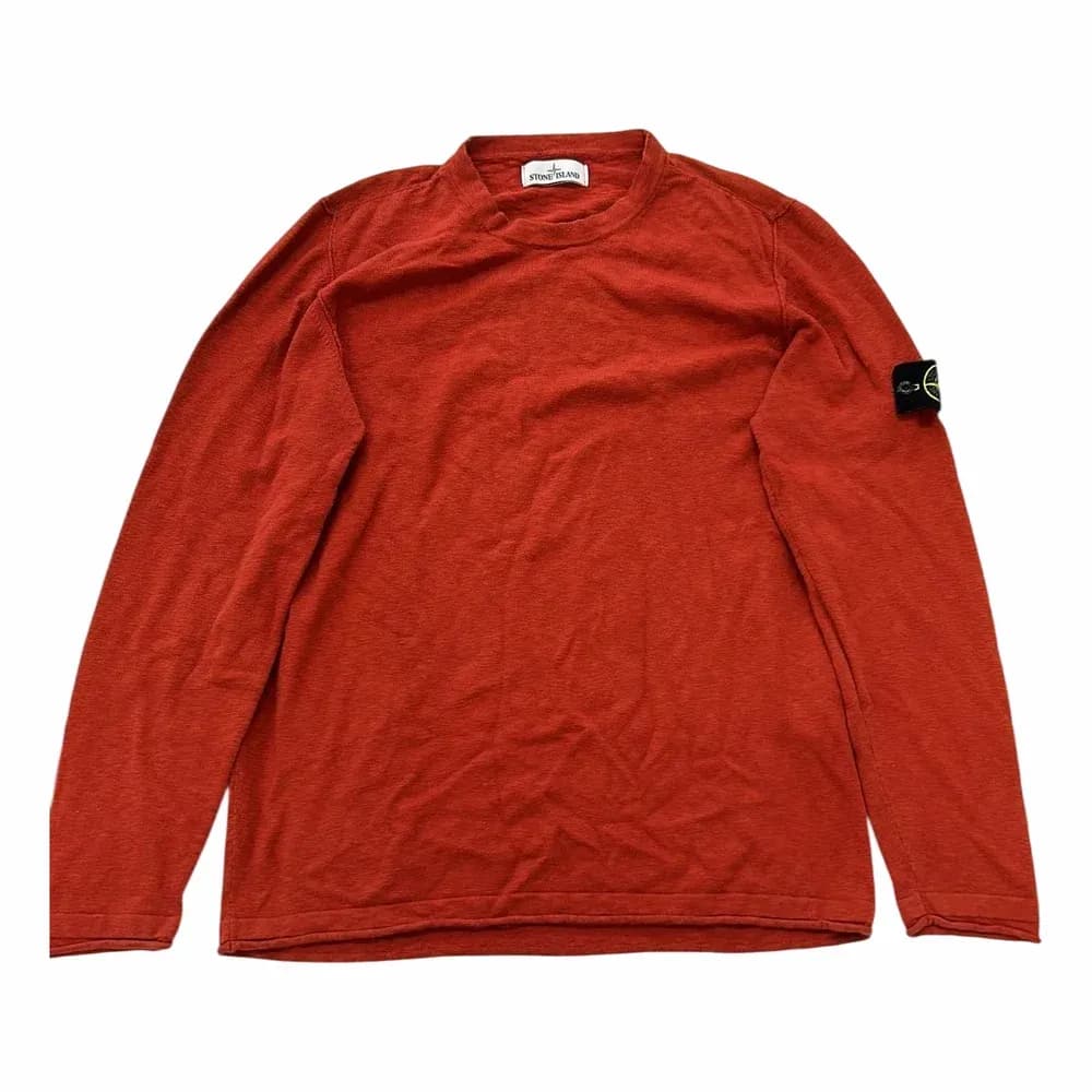 Stone Island Garment Dyed Crewneck Sweatshirt