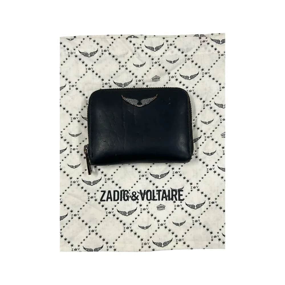 Zadig & Voltaire Mini ZV Grained Leather Wallet