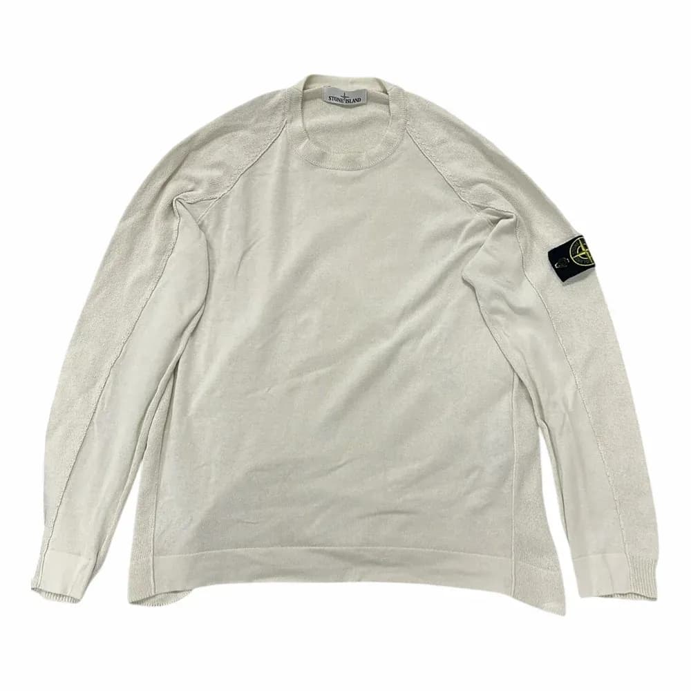Stone Island Light Organic Cotton Fleece Sweatshirt