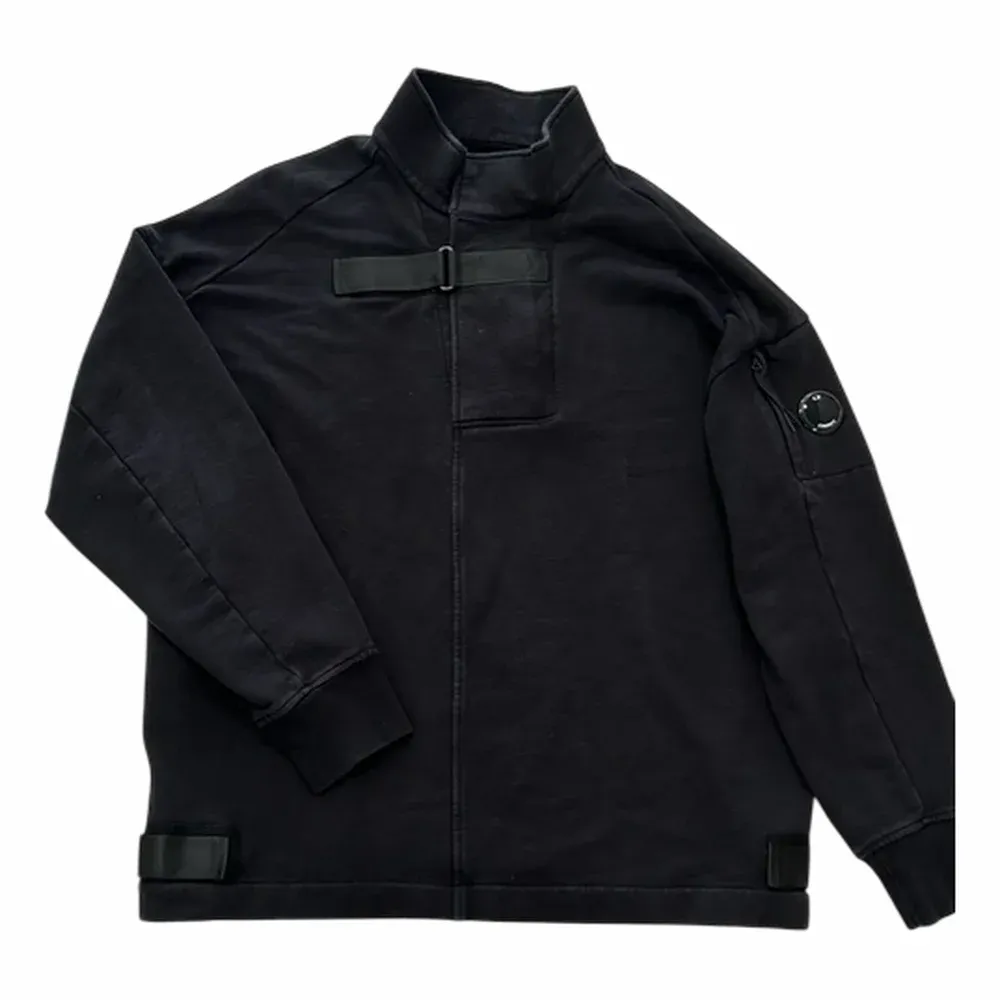 C.P. Company Lens Detail Mock Neck Sweatshirt