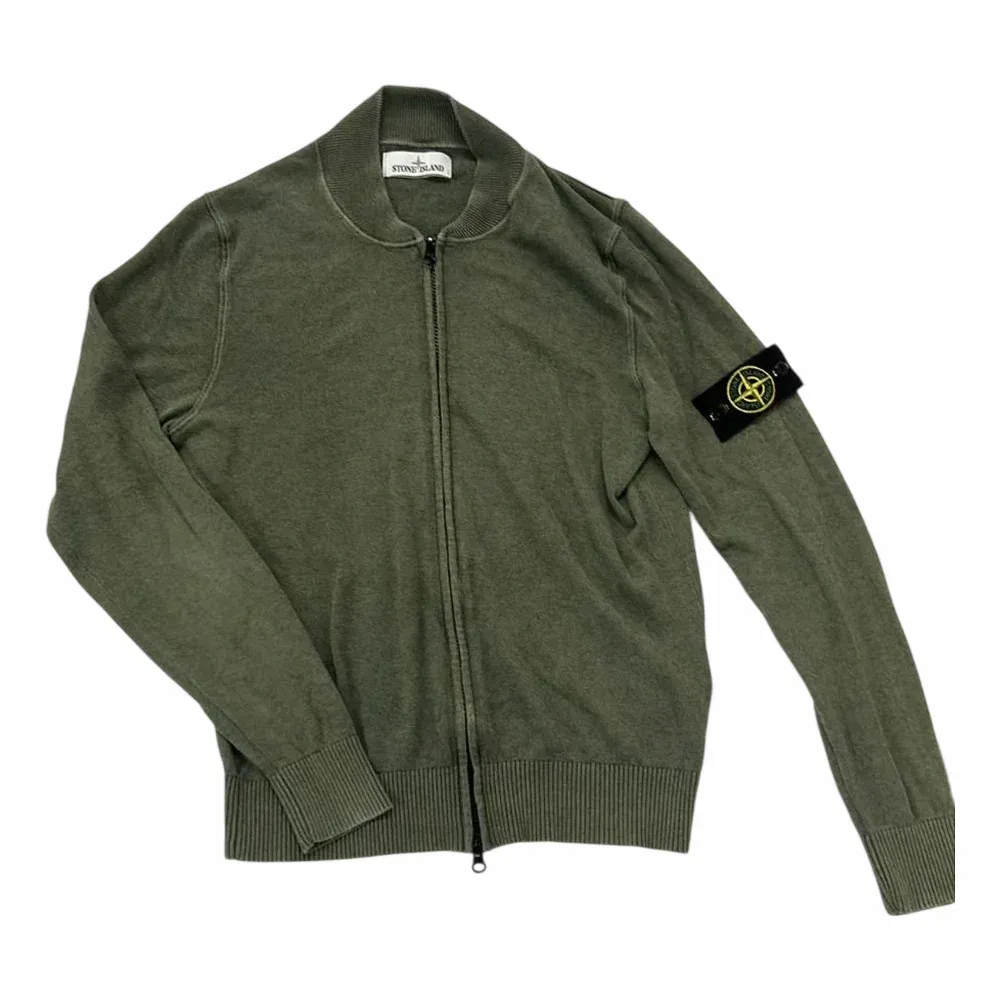 Stone Island Full-Zip Compass-motif Knit