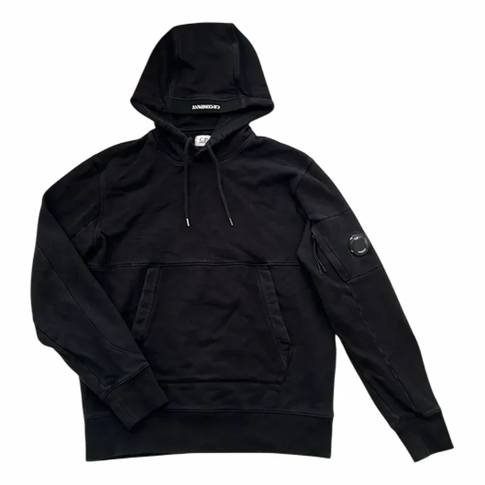 C.P. Company Diagonal Raised Fleece Lens Hooded Sweatshirt