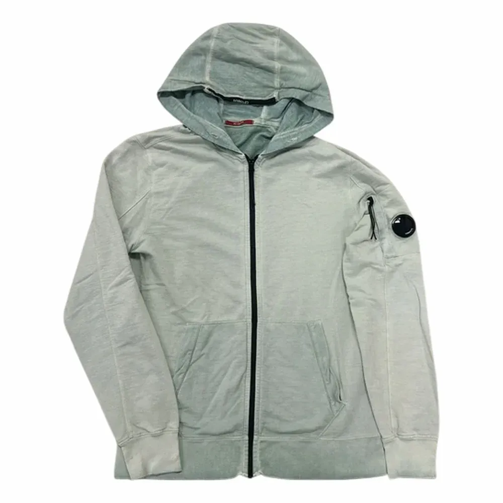 C.P. Company Light Fleece Zip Lens Hoodie