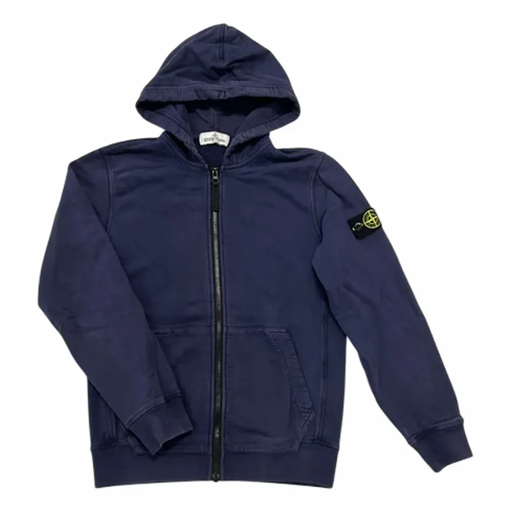 Stone Island Zip-up Hooded Sweatshirt