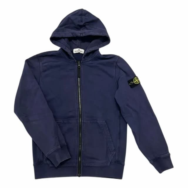 Stone Island Zip-up Hooded Sweatshirt