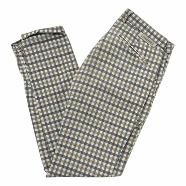 Tramarossa Plaid Check Tapered Trousers