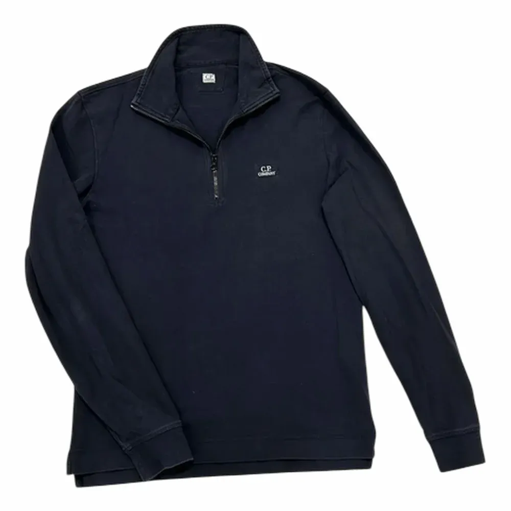 C.P. Company Stretch Piquet Half Zip Long Sleeve Polo
