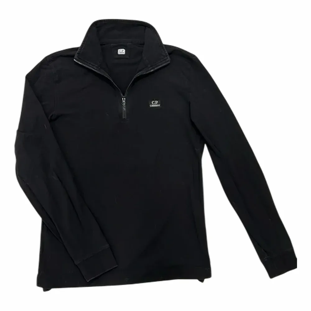 C.P. Company Stretch Piquet Half Zip Long Sleeve Polo