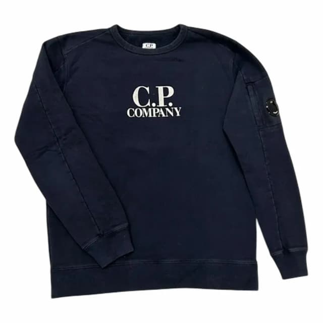 C.P. Company Basic Fleece Lens Logo Sweatshirt
