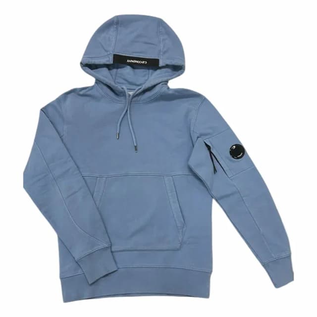 C.P. Company Diagonal Raised Fleece Lens Hoodie