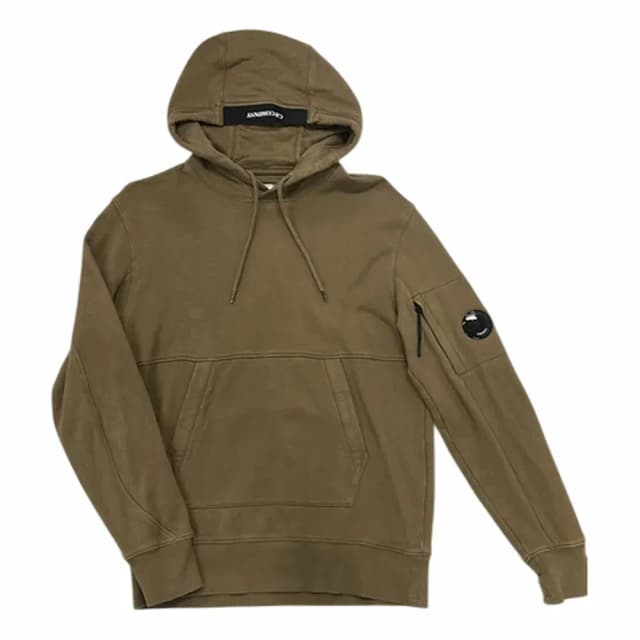 C.P. Company Diagonal Raised Fleece Lens Hoodie