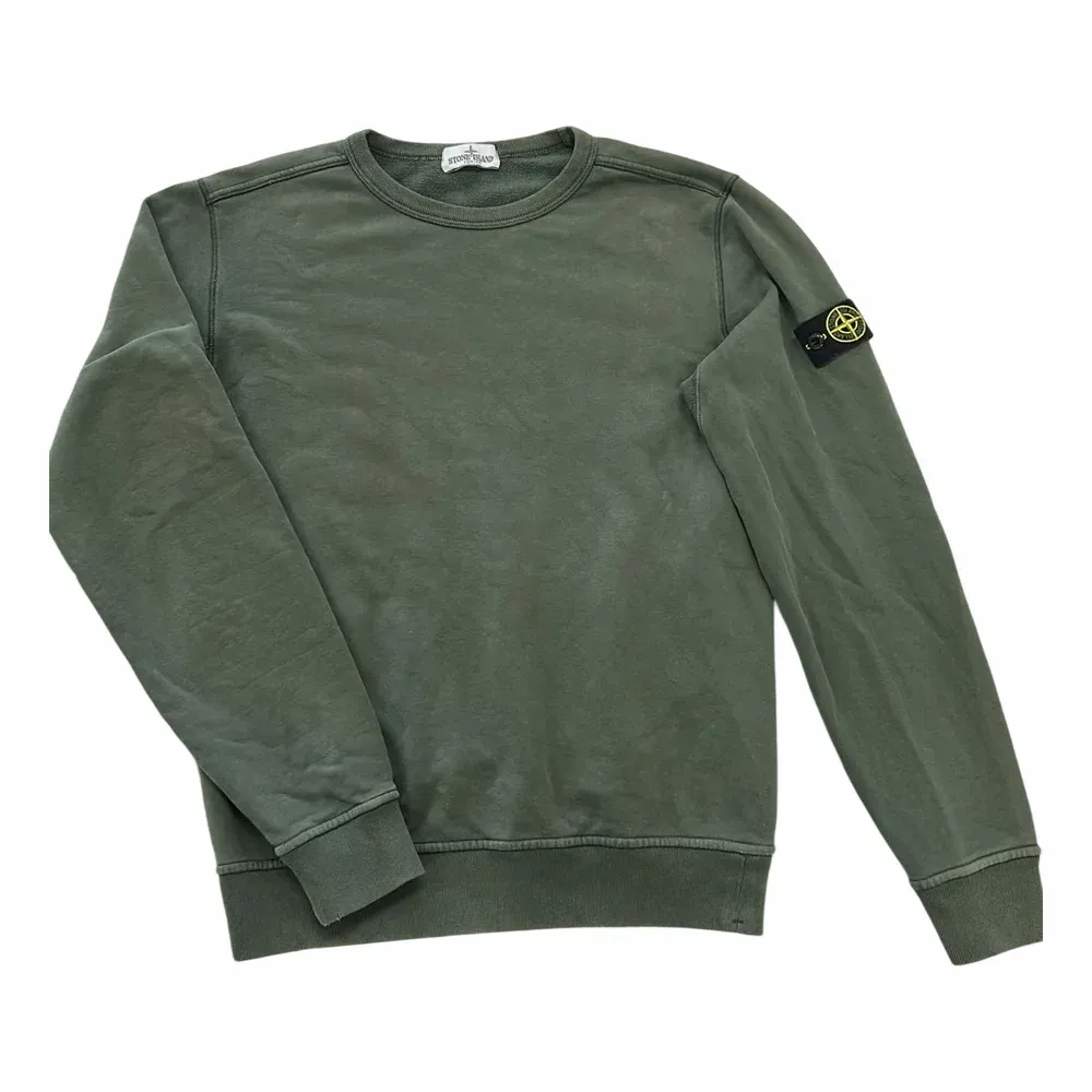 Stone Island Garment Dyed Fleece Crewneck Sweatshirt