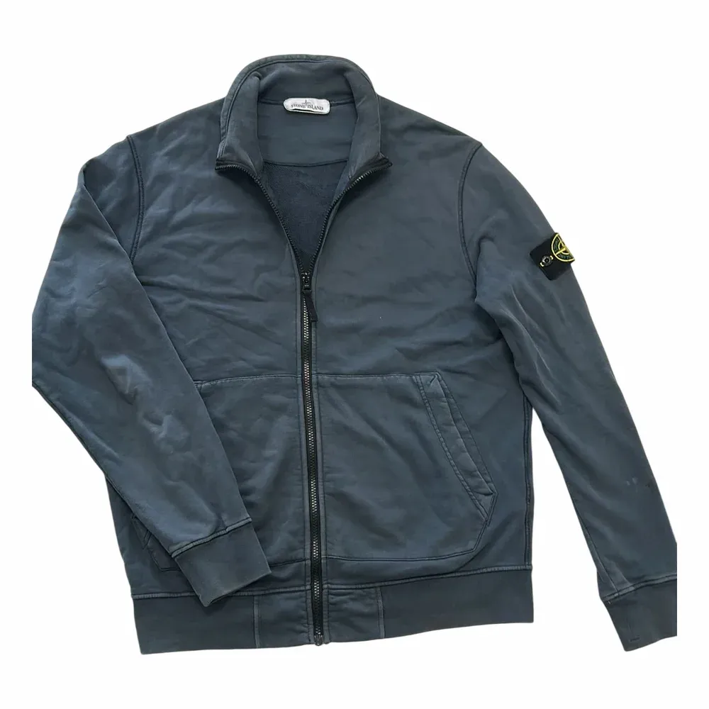Stone Island Compass-badge Full Zip Sweatshirt