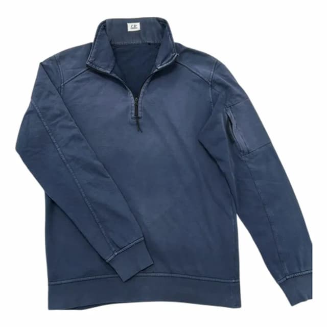 C.P. Company Diagonal Raised Half-Zip Lens Sweatshirt