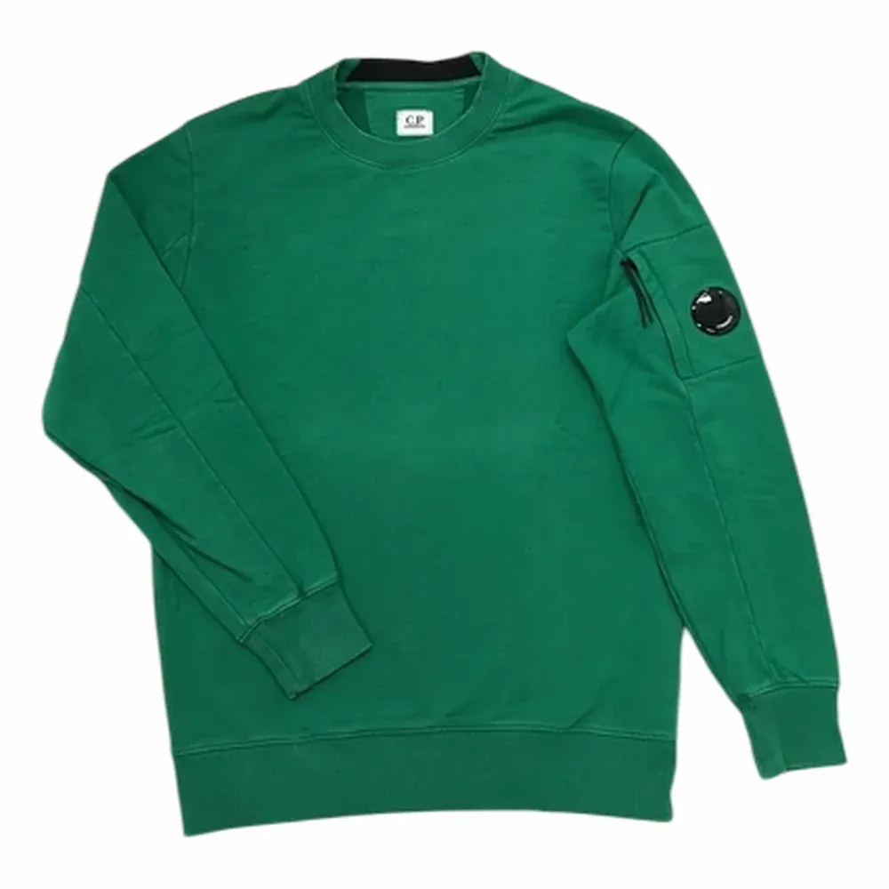 C.P. Company Diagonal Raised Fleece Crewneck Lens Sweatshirt