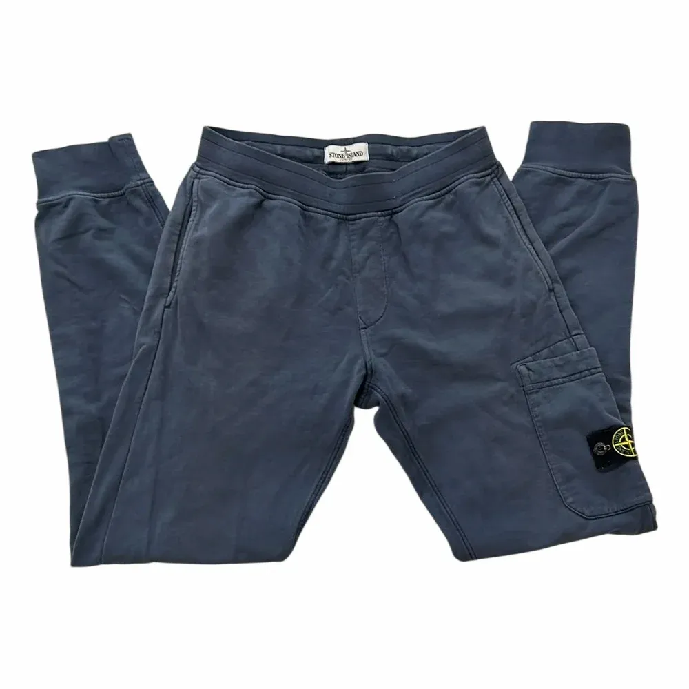 Stone Island Brushed Cotton Fleece Jogging Pants