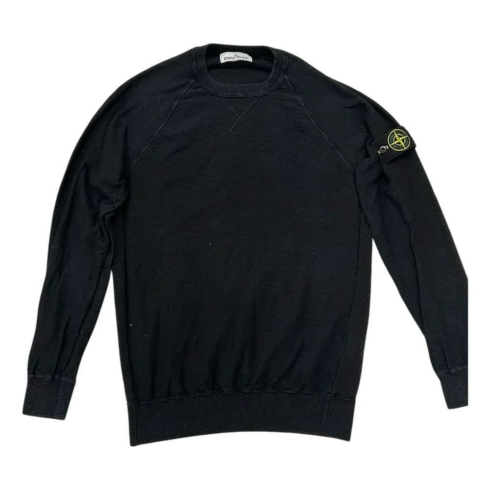 Stone Island Organic Cotton Raglan-Sleeve Crewneck Sweatshirt