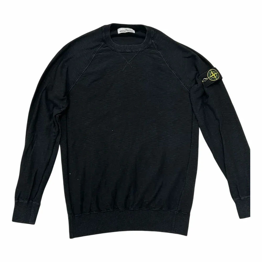 Stone Island Organic Cotton Raglan-Sleeve Crewneck Sweatshirt