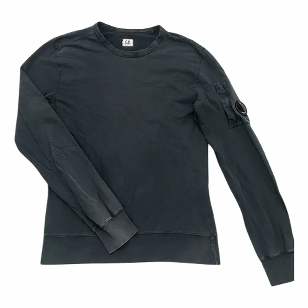 C.P. Company Diagonal Raised Fleece Lens Crewneck Sweatshirt