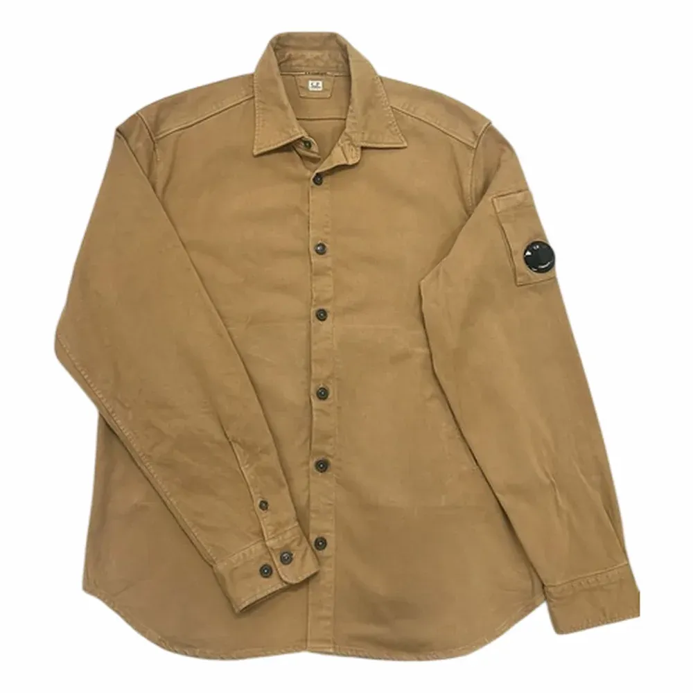 C.P. Company Chrome R Broken Linen/Cotton Overshirt