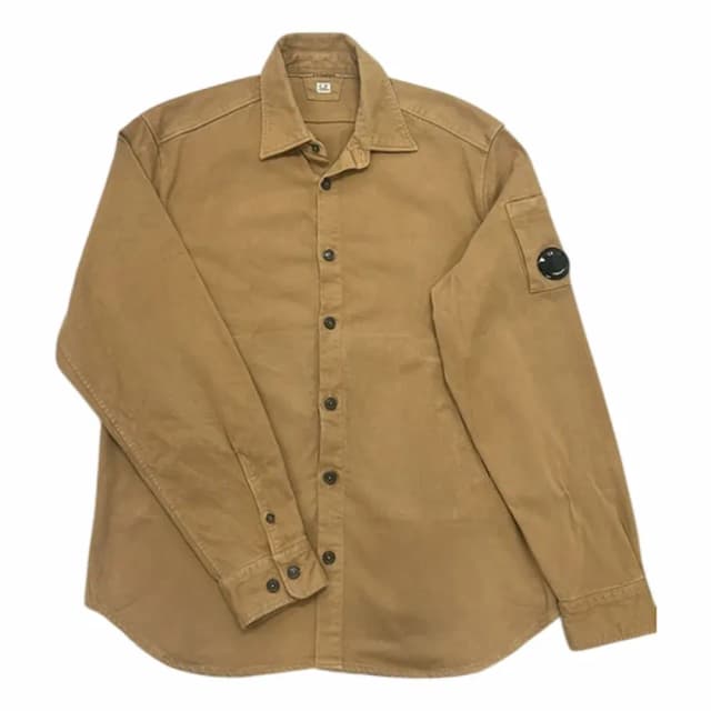 C.P. Company Chrome R Broken Linen/Cotton Overshirt