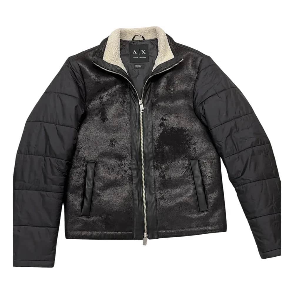 Armani Eco Leather Front Jacket