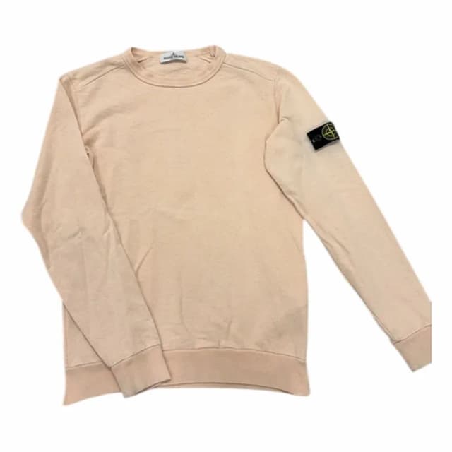 Stone Island 63020 Brushed Cotton Fleece Crewneck