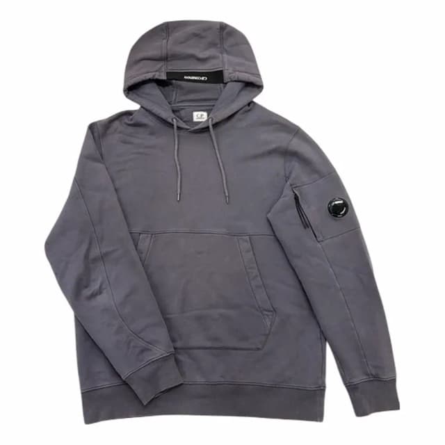 C.P. Company Diagonal Raised Fleece Lens Hoodie