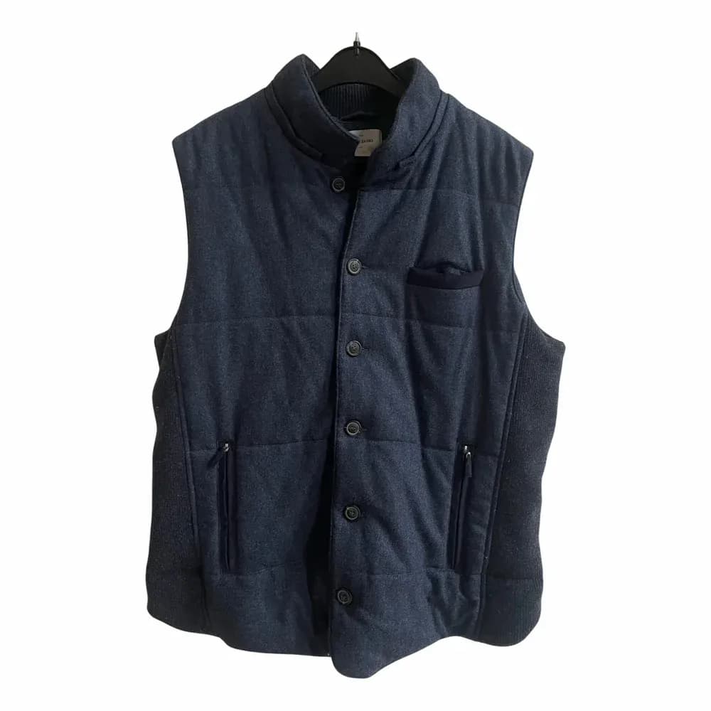 Gran Sasso Double Knit Jacquard Vest